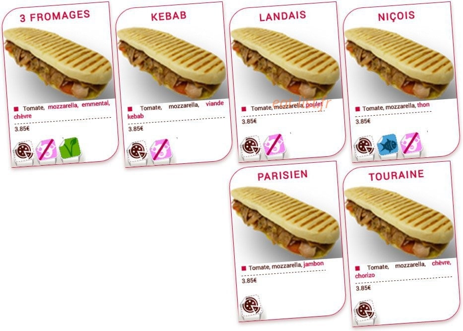 Le Fournil des Provinces — carte page 8