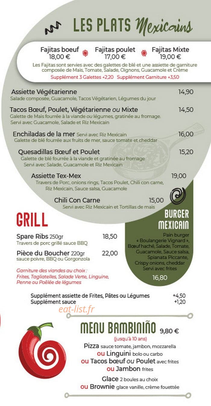 Le Resto D'à Côté — carte page 4