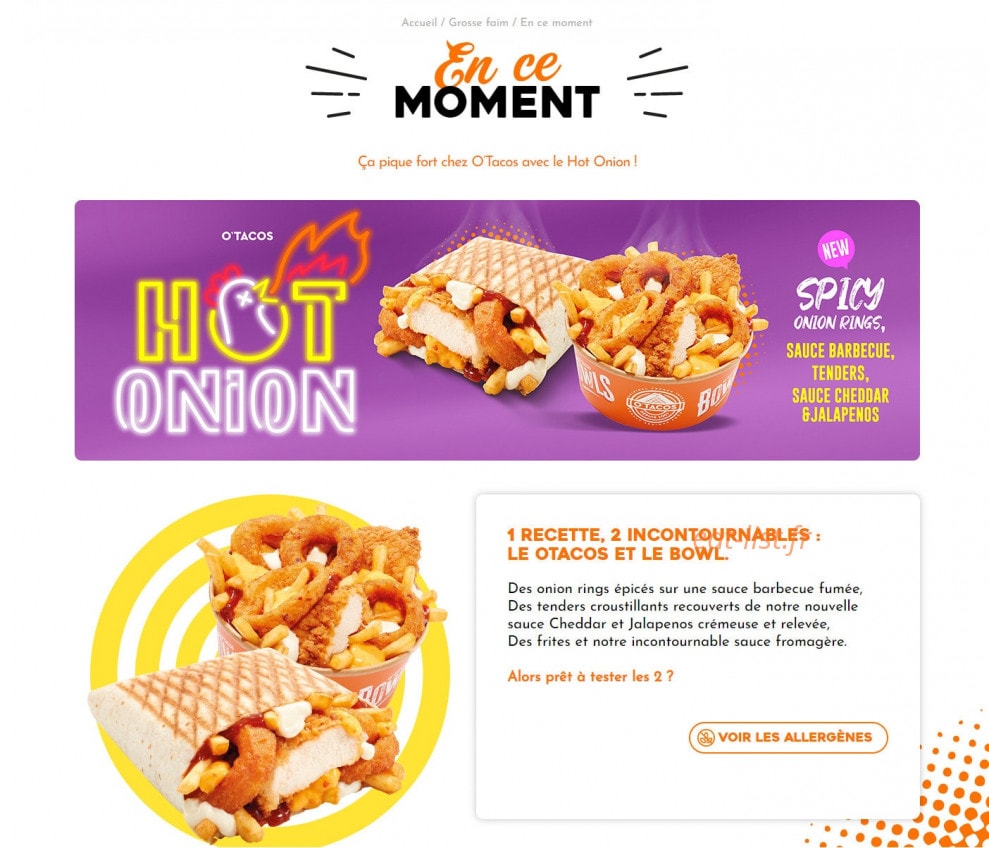 O'Tacos — carte page 4