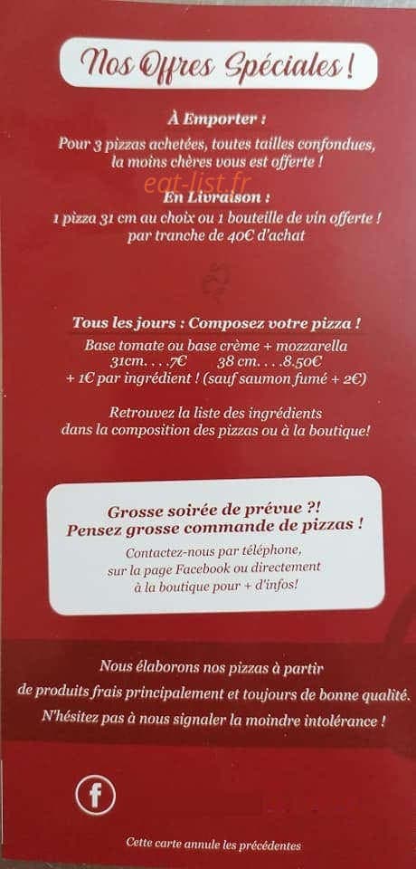 Pizza Bella — carte page 4