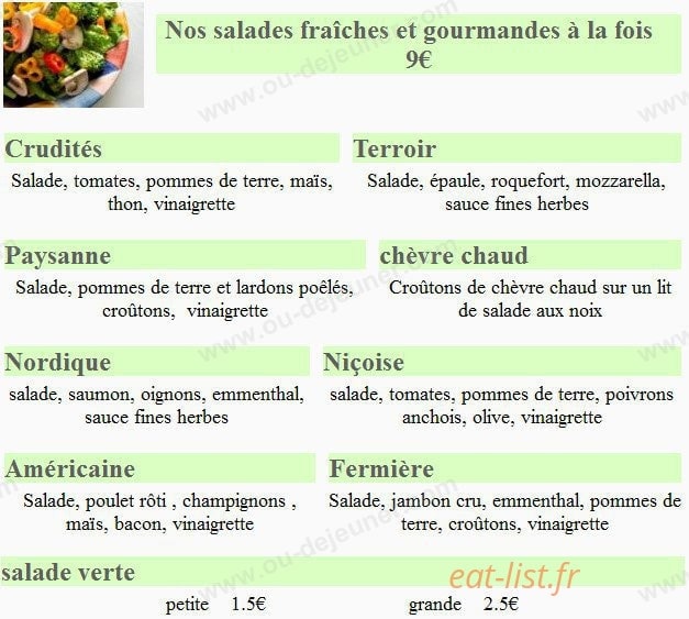 Rapizza à Morlaix - menu en ligne