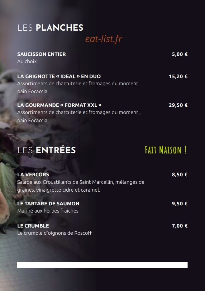 La Kabann — carte page 1