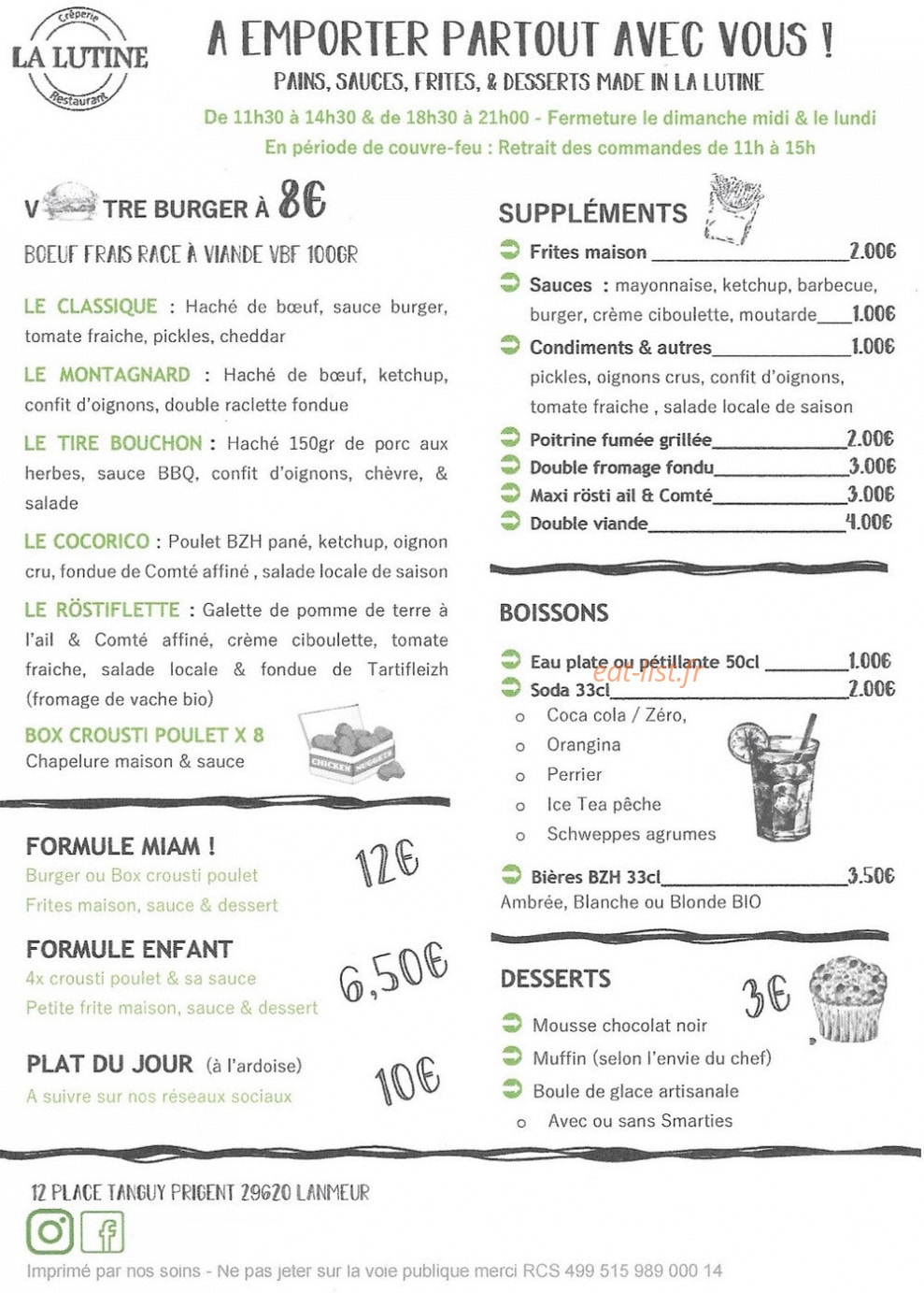 La Lutine — carte page 1