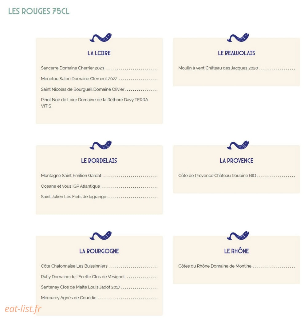 La Marinière — carte page 9