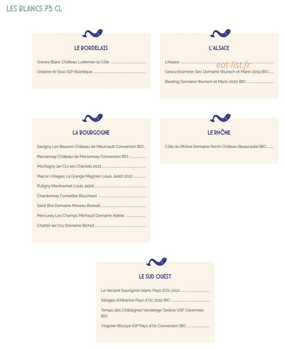 La Marinière — carte page 8