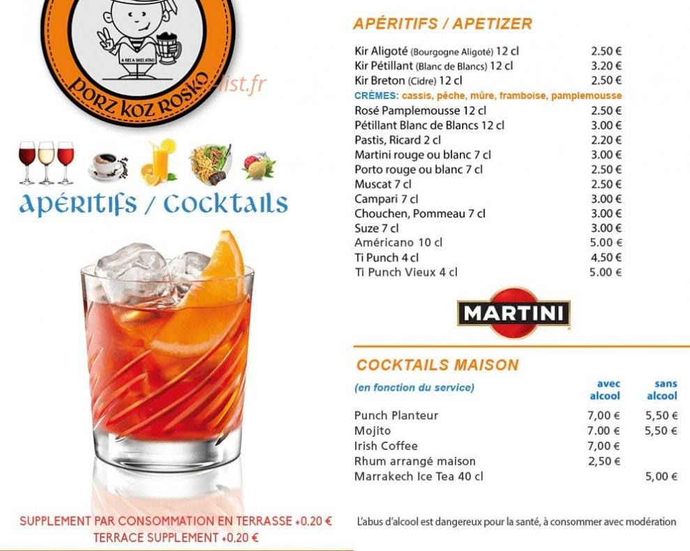 Cafe Ty Pierre — carte page 6