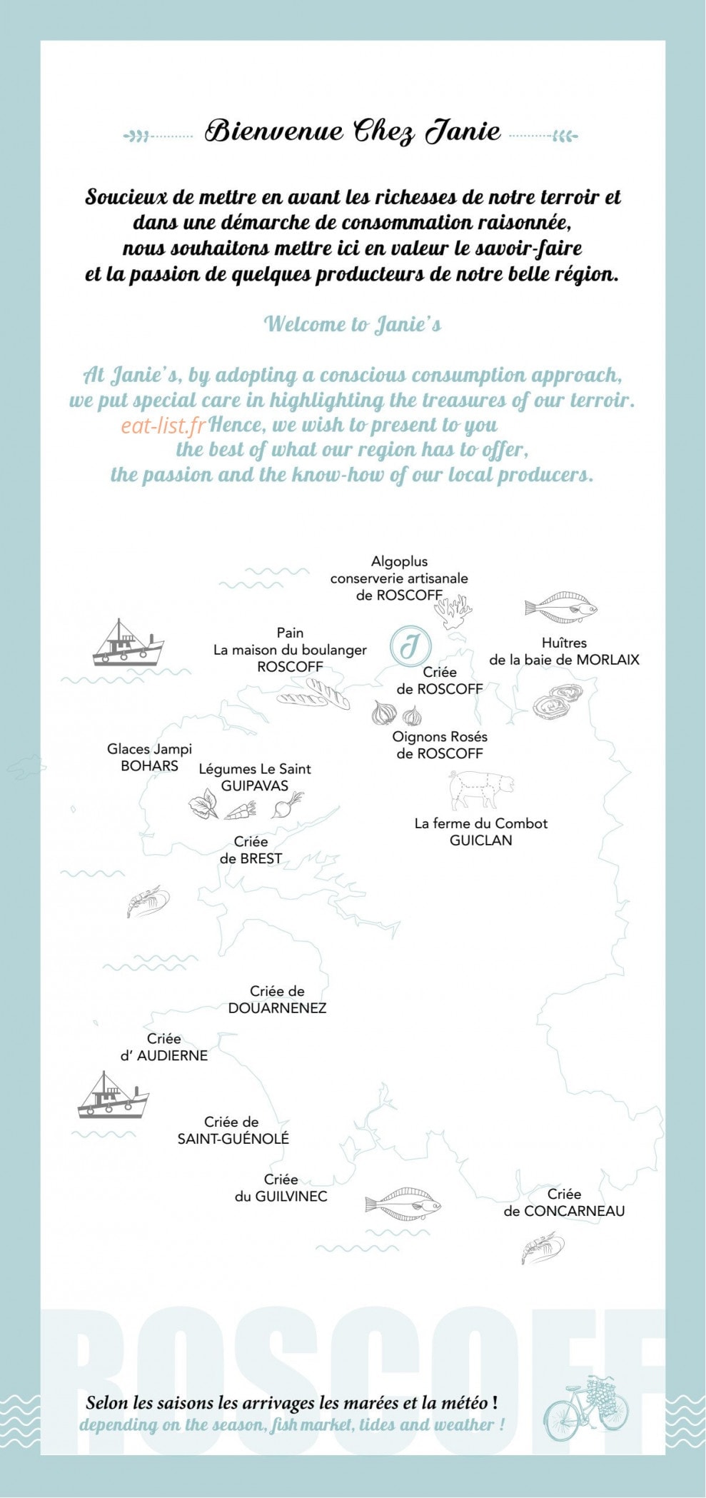 Chez Janie — carte page 2