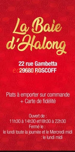 La Baie d'Halong — carte page 1