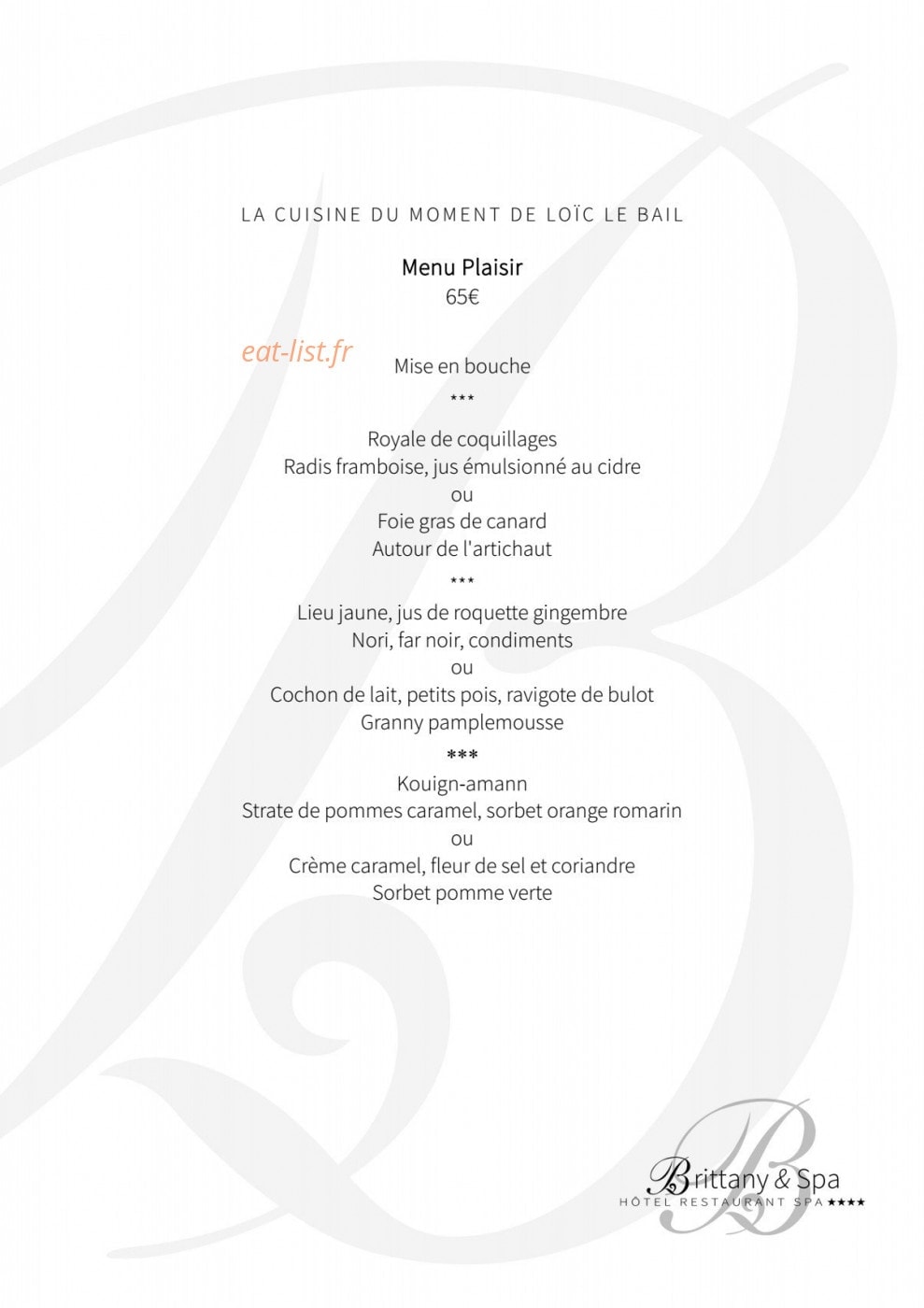 Le Brittany — carte page 8
