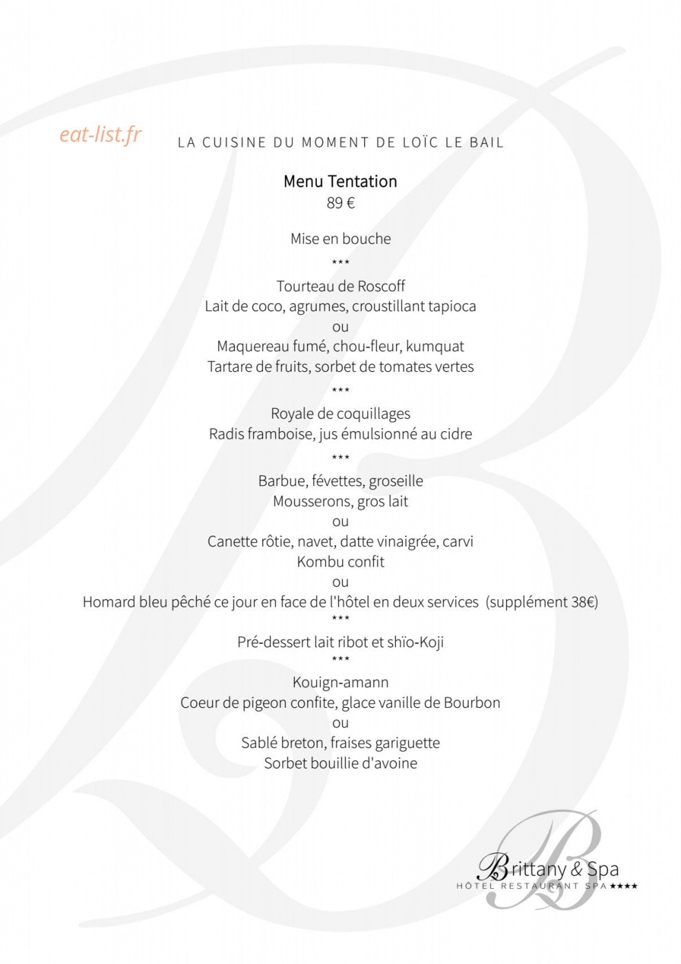 Le Brittany — carte page 7