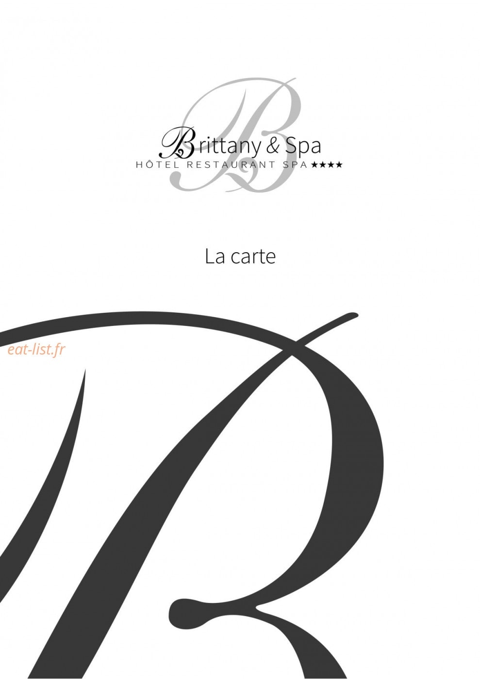 Le Brittany — carte page 1