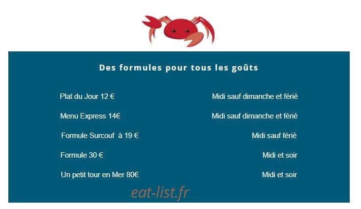 Le Surcouf — carte page 1