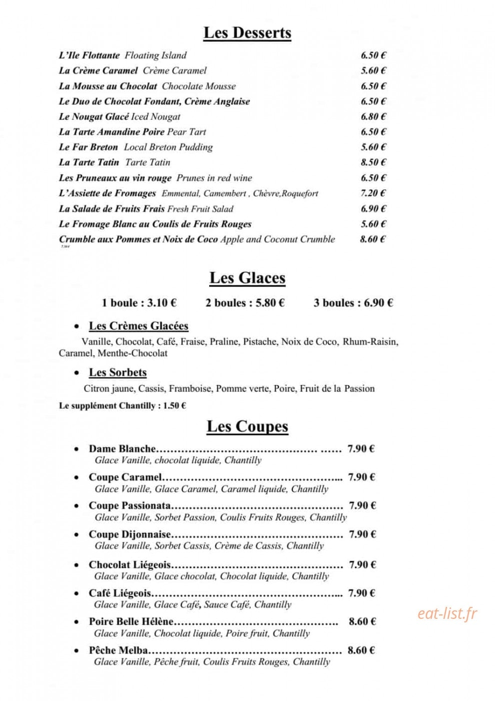 Les Arcades — carte page 10