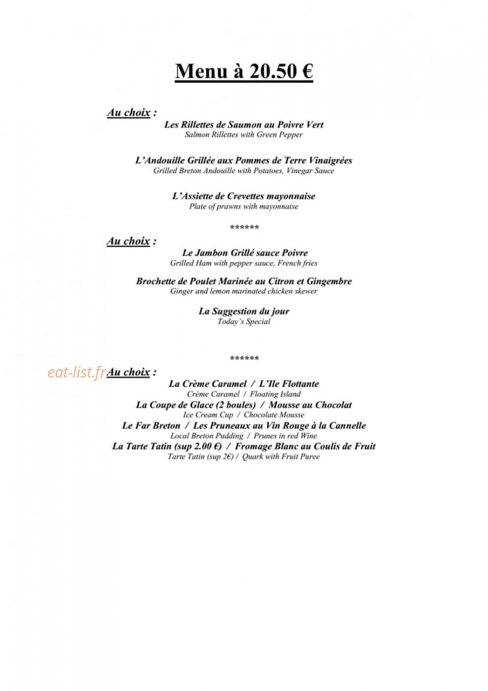 Les Arcades — carte page 3