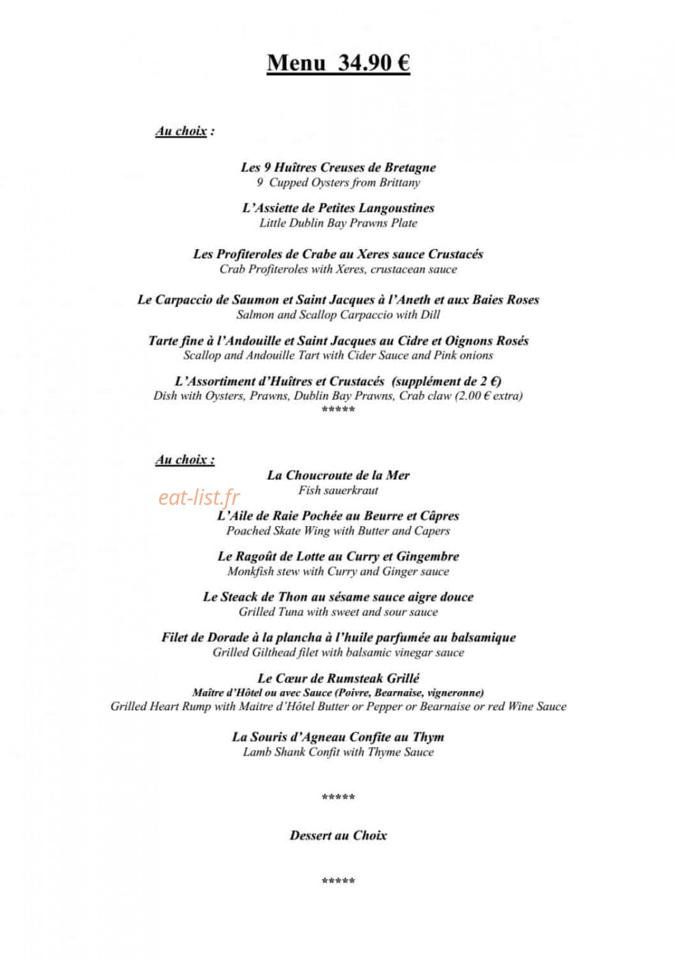 Les Arcades — carte page 4