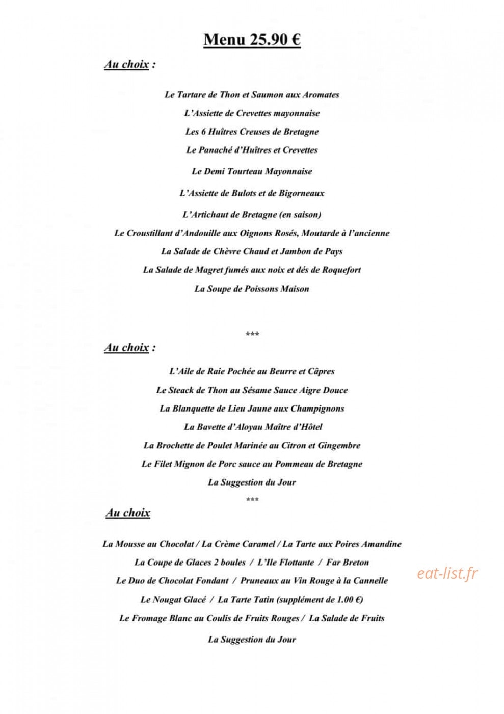Les Arcades — carte page 5