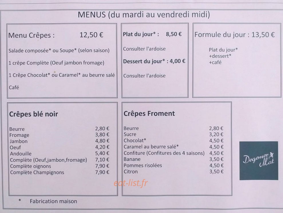 Degemer Mat — carte page 1