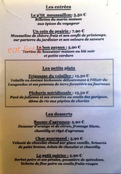 L'Aristide — carte page 1