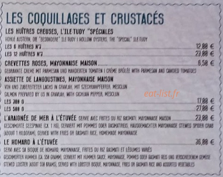 L'océane — carte page 4