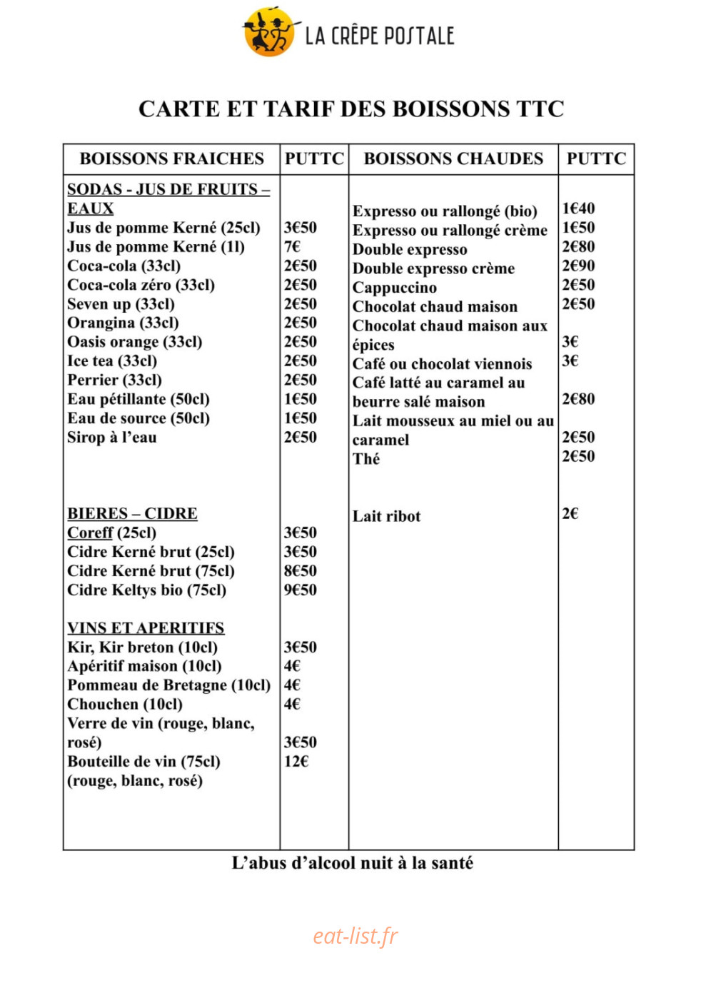 La crêpe postale — carte page 2