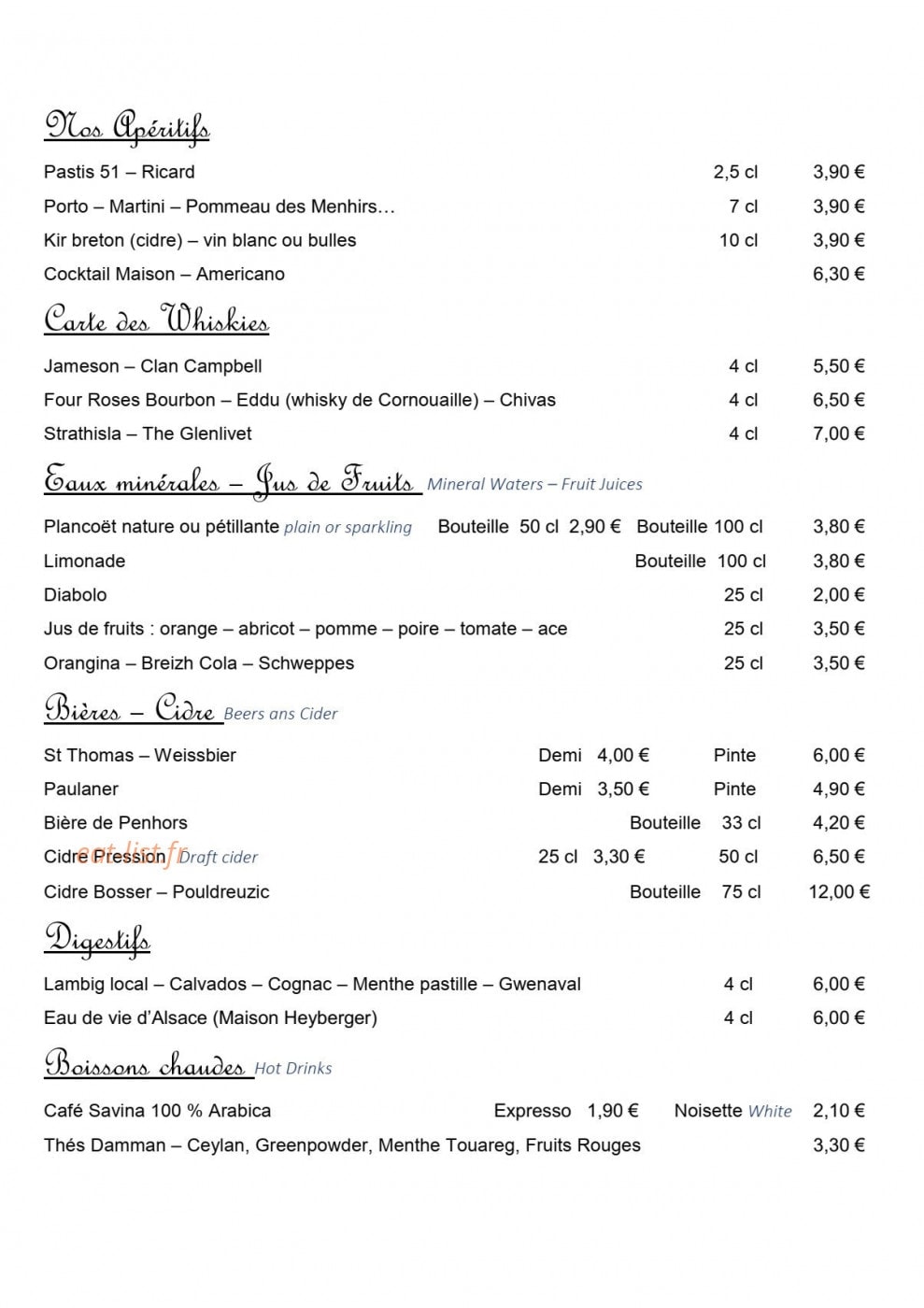 Le Capricorne — carte page 5