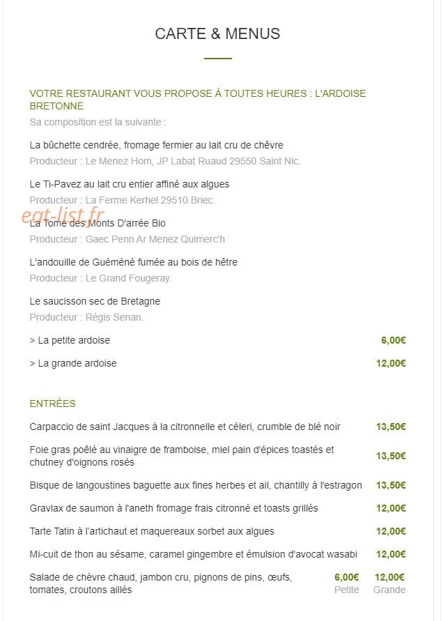 L'Olivier — carte page 1