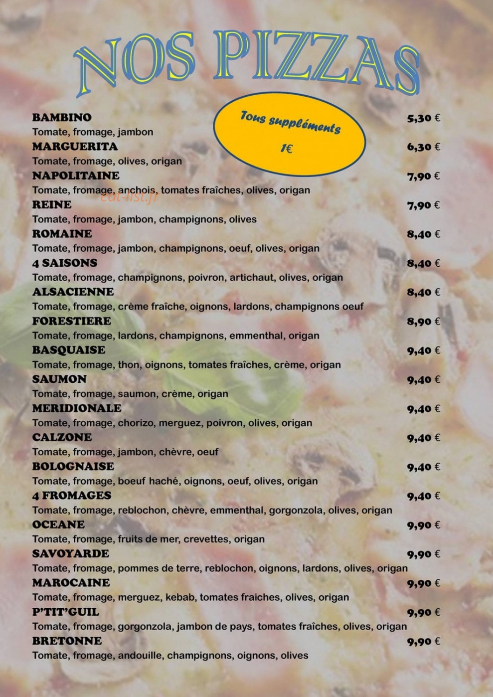 Le P'tit Guil — carte page 6