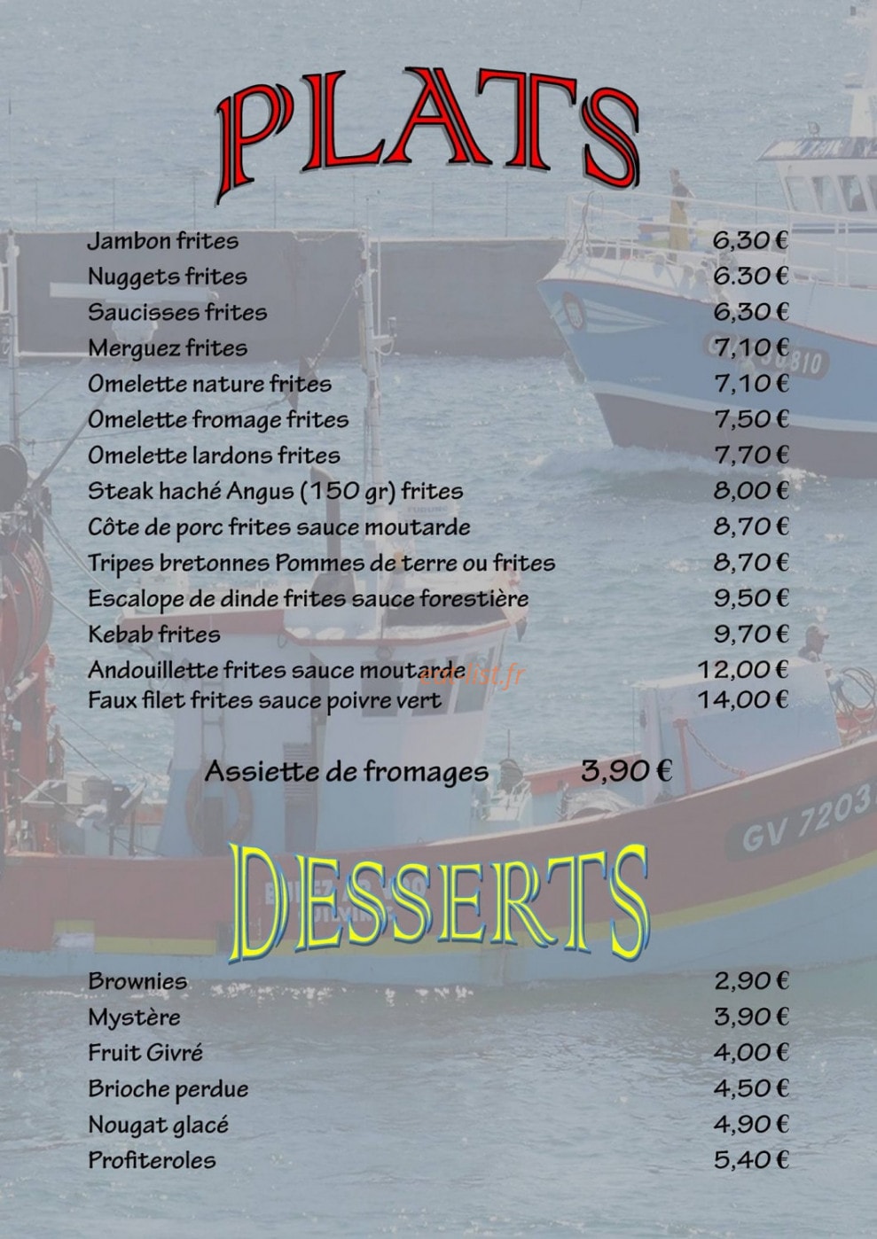 Le P'tit Guil — carte page 5