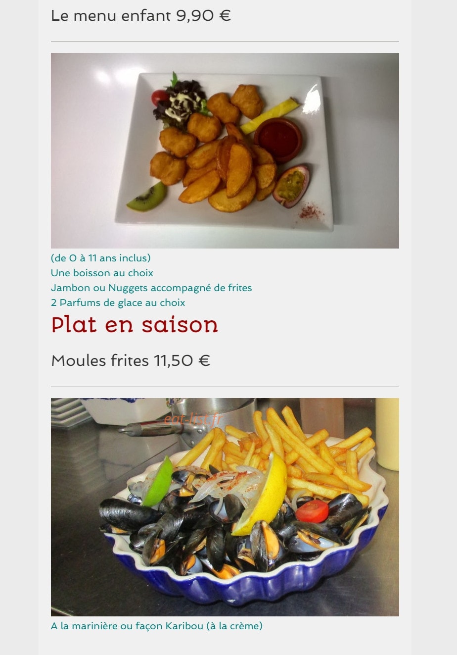 Karibou — carte page 5