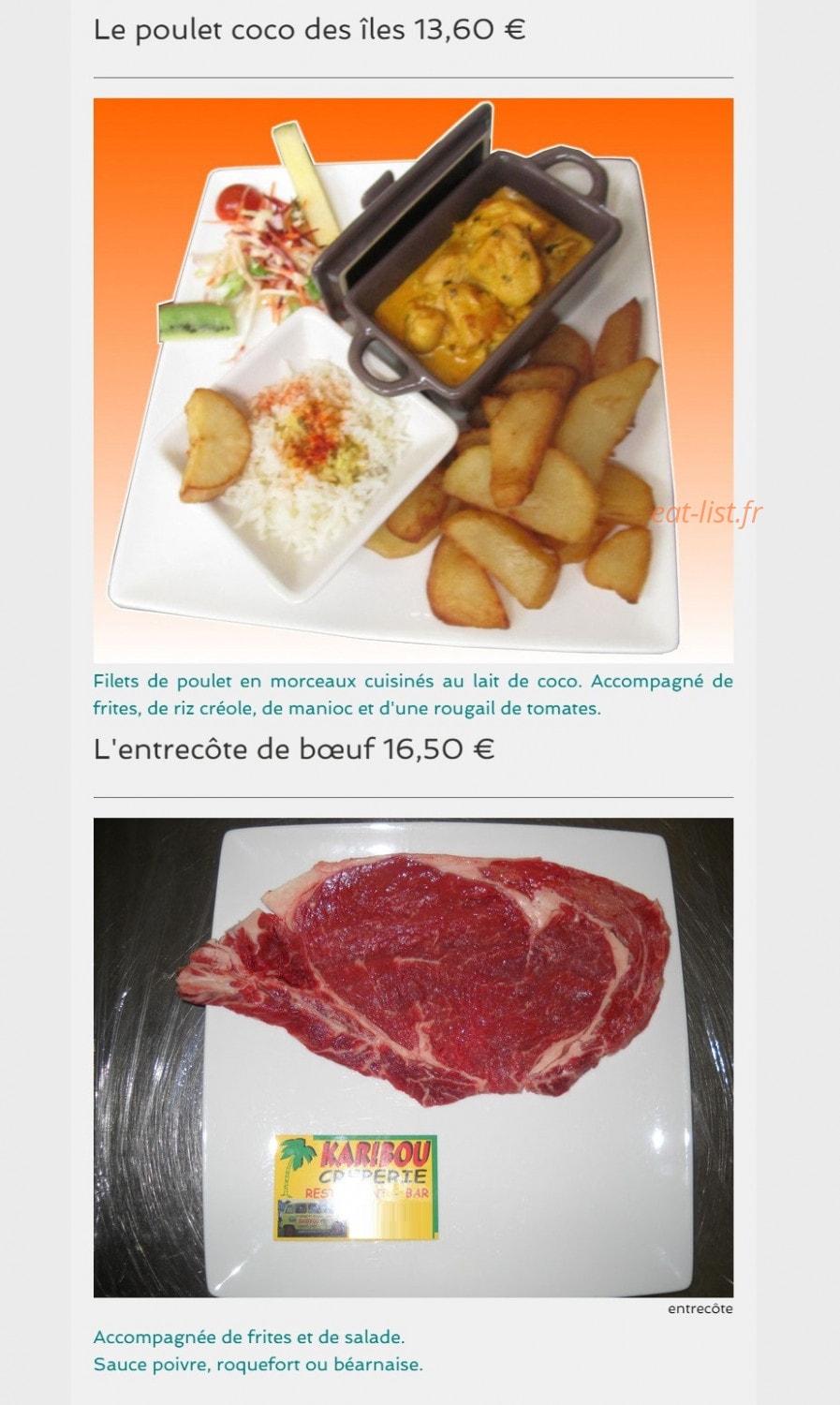 Karibou — carte page 3