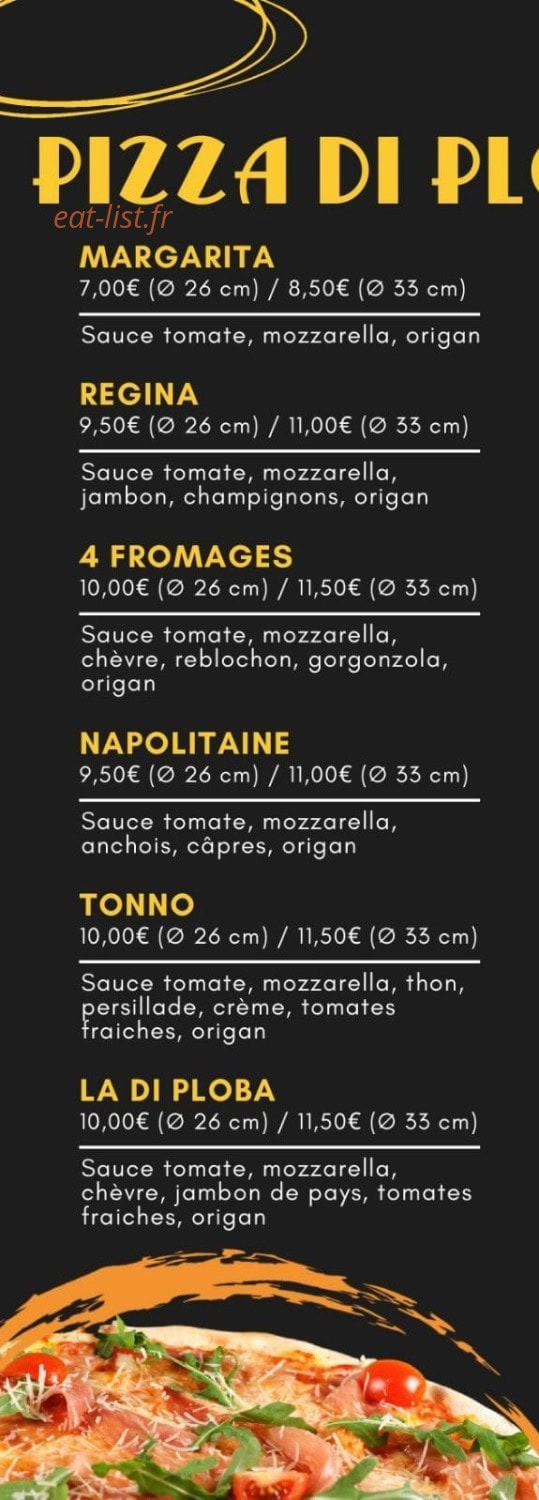 Pizza di Ploba — carte page 2