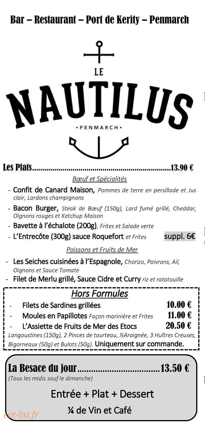 Le Nautilus — carte page 2