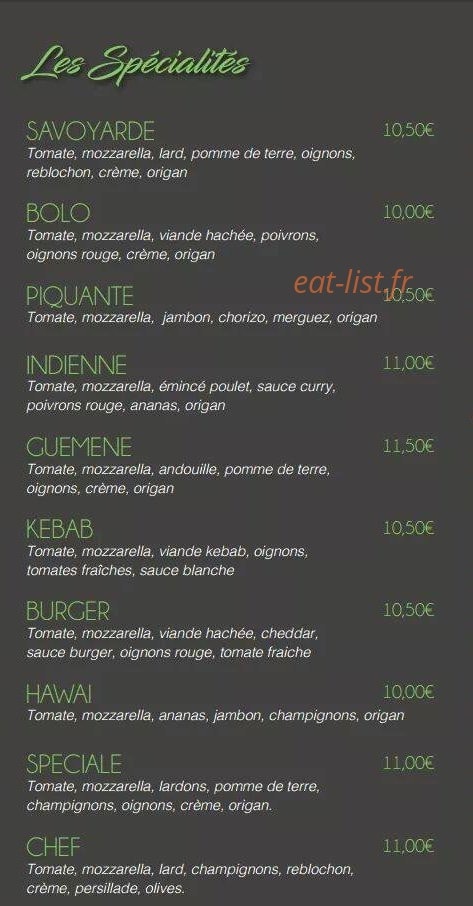 Pizzeria del Nonna — carte page 2