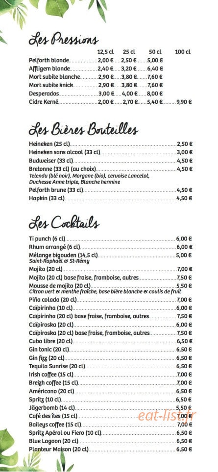 TomCafé — carte page 5