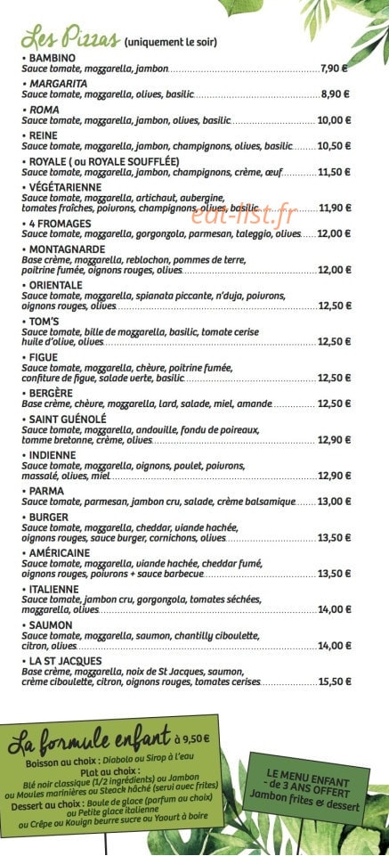 TomCafé — carte page 4
