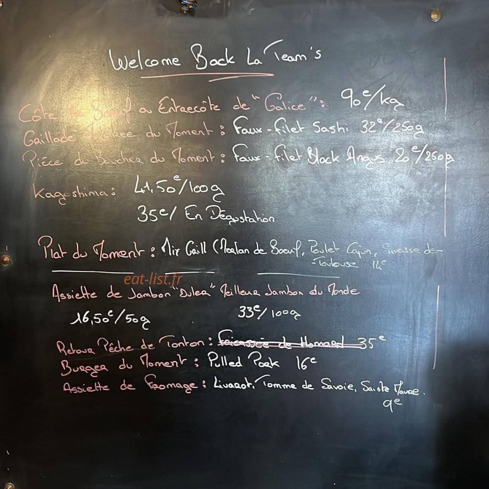 Chez Tonton — carte page 1
