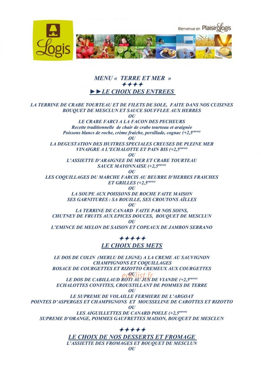 La Plage — carte page 2
