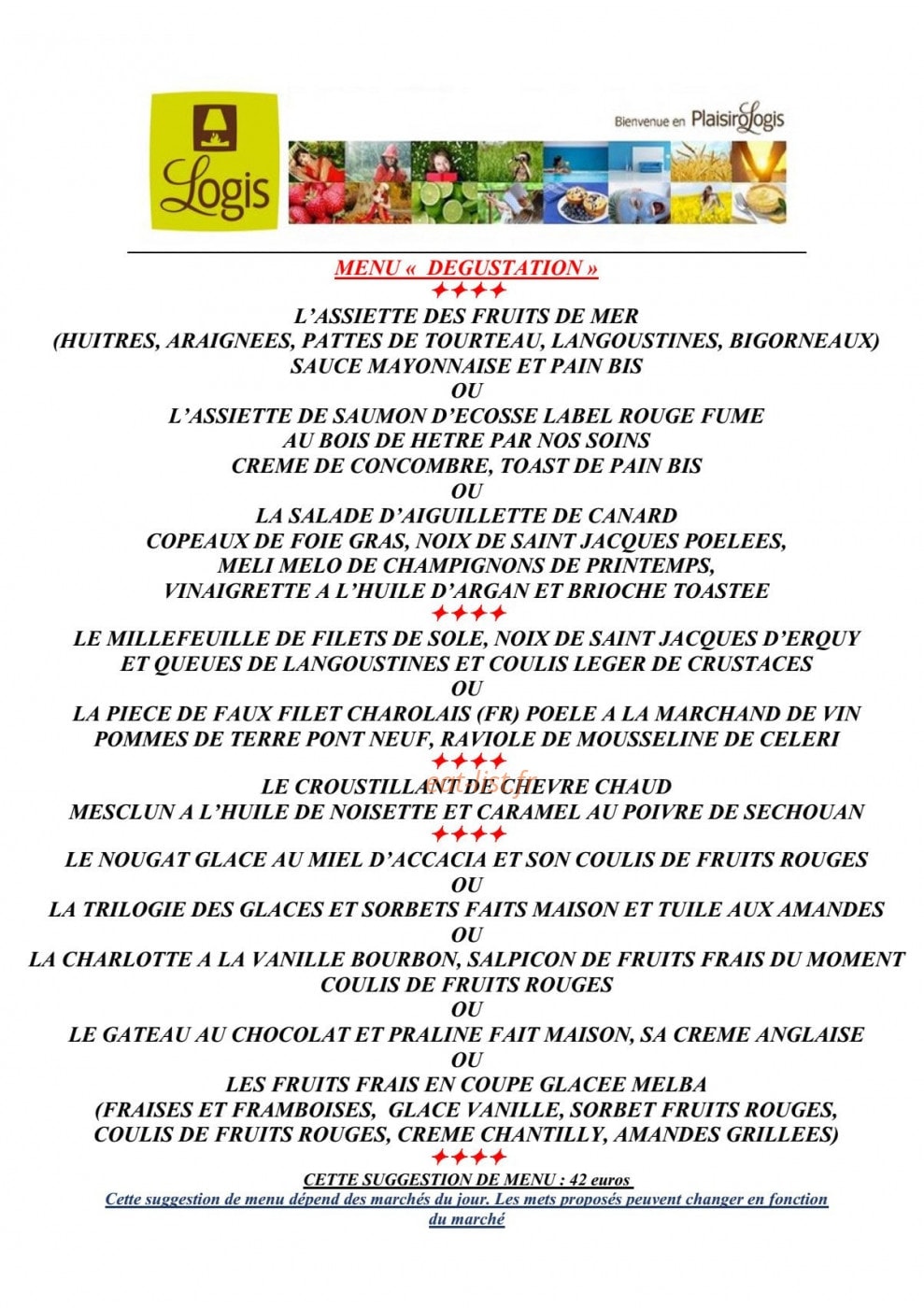 La Plage — carte page 5