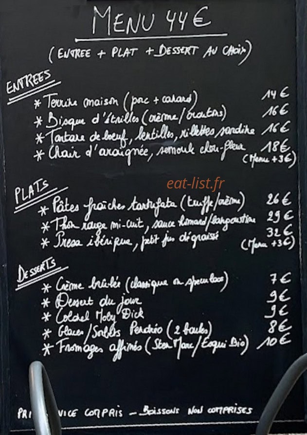 Les Bouchons — carte page 1