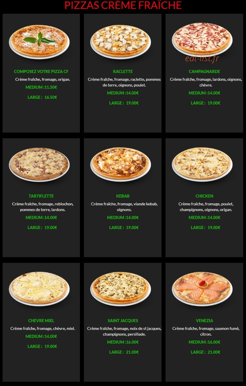 Milano pizza — carte page 4