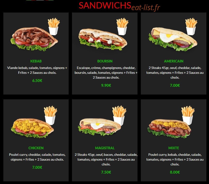 Milano pizza — carte page 5