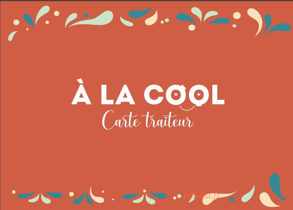 A la cool — carte page 1