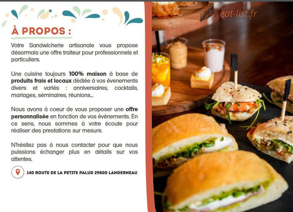 A la cool — carte page 2