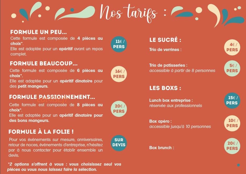 A la cool — carte page 8