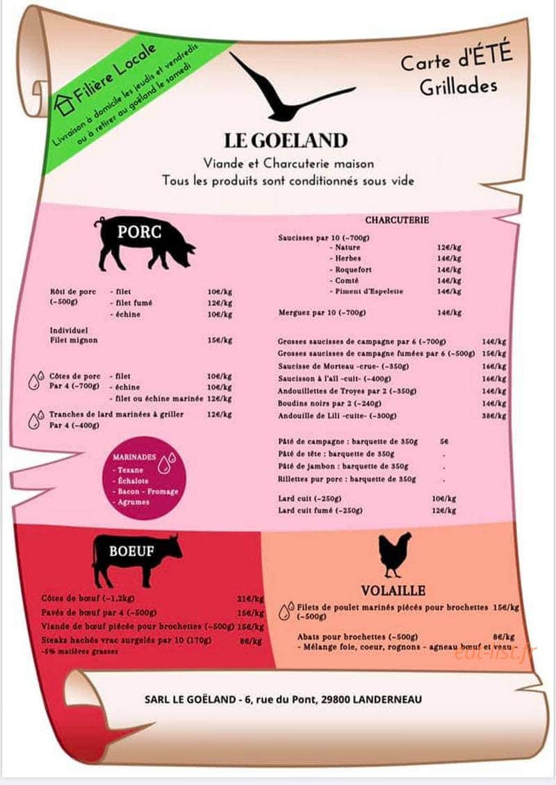 Le Goéland — carte page 1