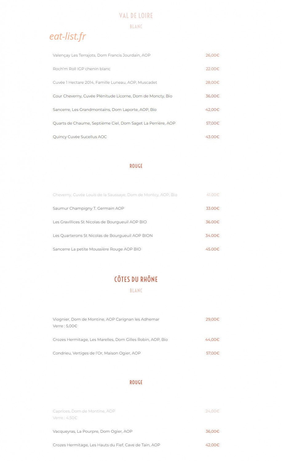Le Jardin des Saveurs — carte page 7
