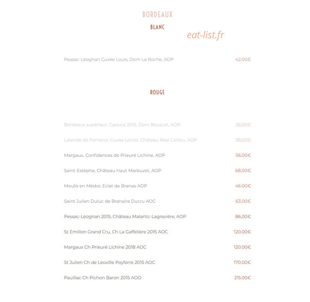 Le Jardin des Saveurs — carte page 5