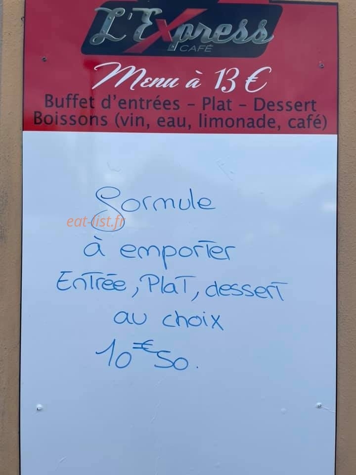 L' Express Café — carte page 1