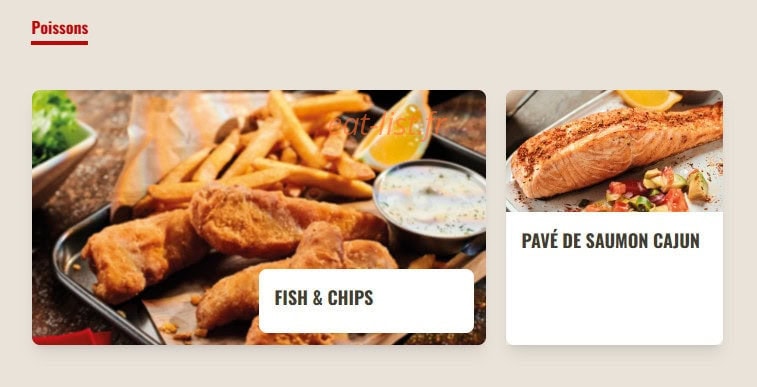 Buffalo Grill — carte page 12