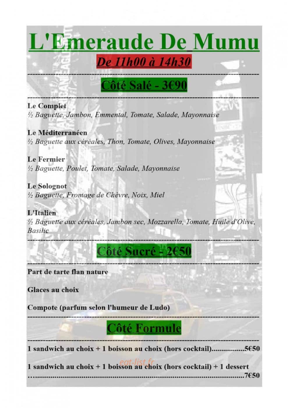 L'Emeraude de Mumu — carte page 2
